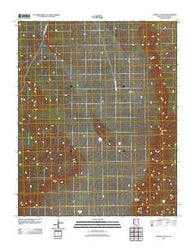 Crater Canyon Arizona Historical topographic map, 1:24000 scale, 7.5 X 7.5 Minute, Year 2011