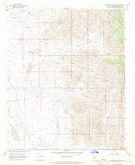 Creamery Canyon Arizona Historical topographic map, 1:24000 scale, 7.5 X 7.5 Minute, Year 1967