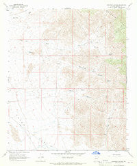 Creamery Canyon Arizona Historical topographic map, 1:24000 scale, 7.5 X 7.5 Minute, Year 1967