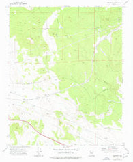 Crookton Arizona Historical topographic map, 1:24000 scale, 7.5 X 7.5 Minute, Year 1973