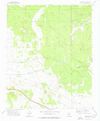 Crookton Arizona Historical topographic map, 1:24000 scale, 7.5 X 7.5 Minute, Year 1973