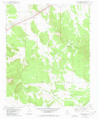 Cross Mountain Arizona Historical topographic map, 1:24000 scale, 7.5 X 7.5 Minute, Year 1980