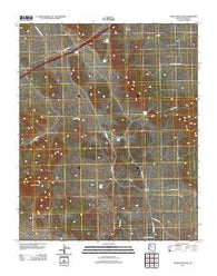 Cross Mountain Arizona Historical topographic map, 1:24000 scale, 7.5 X 7.5 Minute, Year 2011