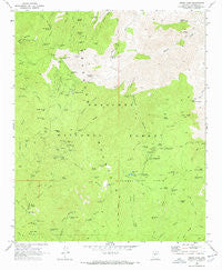 Crown King Arizona Historical topographic map, 1:24000 scale, 7.5 X 7.5 Minute, Year 1969