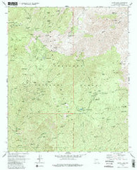 Crown King Arizona Historical topographic map, 1:24000 scale, 7.5 X 7.5 Minute, Year 1969