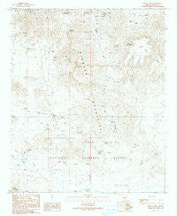 Crystal Hill Arizona Historical topographic map, 1:24000 scale, 7.5 X 7.5 Minute, Year 1990