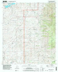 Cumero Canyon Arizona Historical topographic map, 1:24000 scale, 7.5 X 7.5 Minute, Year 1996