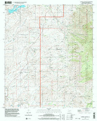Cumero Canyon Arizona Historical topographic map, 1:24000 scale, 7.5 X 7.5 Minute, Year 1996