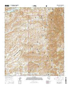 Cumero Canyon Arizona Current topographic map, 1:24000 scale, 7.5 X 7.5 Minute, Year 2014