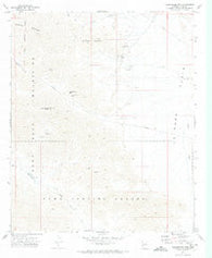 Cunningham Mtn Arizona Historical topographic map, 1:24000 scale, 7.5 X 7.5 Minute, Year 1971