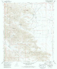 Cunningham Mtn Arizona Historical topographic map, 1:24000 scale, 7.5 X 7.5 Minute, Year 1971
