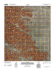 Cunningham Mountain Arizona Historical topographic map, 1:24000 scale, 7.5 X 7.5 Minute, Year 2011