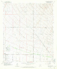 Currys Corner Arizona Historical topographic map, 1:24000 scale, 7.5 X 7.5 Minute, Year 1964