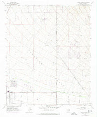Currys Corner Arizona Historical topographic map, 1:24000 scale, 7.5 X 7.5 Minute, Year 1964