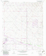 Currys Corner Arizona Historical topographic map, 1:24000 scale, 7.5 X 7.5 Minute, Year 1964
