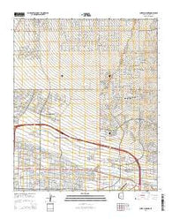 Currys Corner Arizona Current topographic map, 1:24000 scale, 7.5 X 7.5 Minute, Year 2014