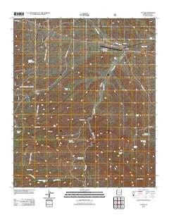 Cutter Arizona Historical topographic map, 1:24000 scale, 7.5 X 7.5 Minute, Year 2011
