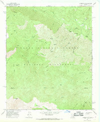 Cypress Butte Arizona Historical topographic map, 1:24000 scale, 7.5 X 7.5 Minute, Year 1967