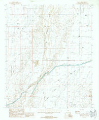 Daggs Tank Arizona Historical topographic map, 1:24000 scale, 7.5 X 7.5 Minute, Year 1988