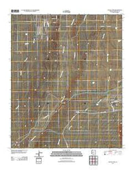 Daggs Tank Arizona Historical topographic map, 1:24000 scale, 7.5 X 7.5 Minute, Year 2011