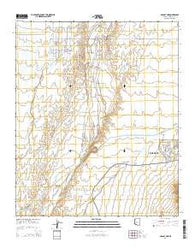 Daggs Tank Arizona Current topographic map, 1:24000 scale, 7.5 X 7.5 Minute, Year 2014