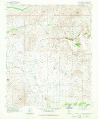 Daisy Mountain Arizona Historical topographic map, 1:24000 scale, 7.5 X 7.5 Minute, Year 1964