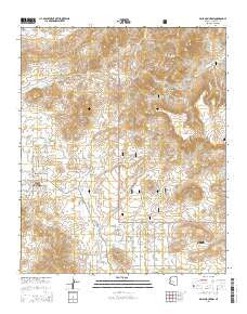 Daisy Mountain Arizona Current topographic map, 1:24000 scale, 7.5 X 7.5 Minute, Year 2014