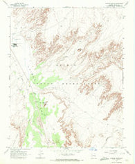 Dancing Rocks Arizona Historical topographic map, 1:24000 scale, 7.5 X 7.5 Minute, Year 1968
