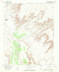 Dancing Rocks Arizona Historical topographic map, 1:24000 scale, 7.5 X 7.5 Minute, Year 1968