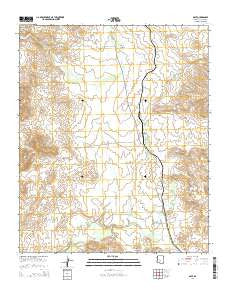 Date Arizona Current topographic map, 1:24000 scale, 7.5 X 7.5 Minute, Year 2014