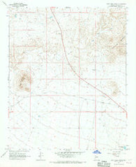 Date Creek Ranch Arizona Historical topographic map, 1:24000 scale, 7.5 X 7.5 Minute, Year 1967