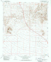Date Creek Ranch Arizona Historical topographic map, 1:24000 scale, 7.5 X 7.5 Minute, Year 1967