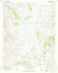 Date Arizona Historical topographic map, 1:24000 scale, 7.5 X 7.5 Minute, Year 1969