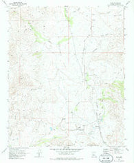 Date Arizona Historical topographic map, 1:24000 scale, 7.5 X 7.5 Minute, Year 1969