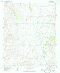 Date Arizona Historical topographic map, 1:24000 scale, 7.5 X 7.5 Minute, Year 1969