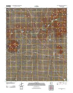 Date Creek Ranch Arizona Historical topographic map, 1:24000 scale, 7.5 X 7.5 Minute, Year 2011