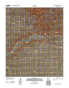 Date Creek Ranch NW Arizona Historical topographic map, 1:24000 scale, 7.5 X 7.5 Minute, Year 2011