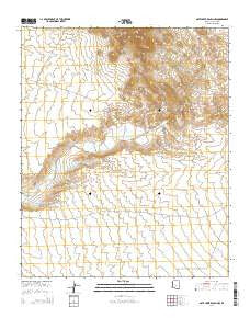 Date Creek Ranch NW Arizona Current topographic map, 1:24000 scale, 7.5 X 7.5 Minute, Year 2014