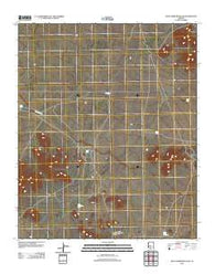 Date Creek Ranch SE Arizona Historical topographic map, 1:24000 scale, 7.5 X 7.5 Minute, Year 2011
