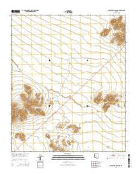 Date Creek Ranch SE Arizona Current topographic map, 1:24000 scale, 7.5 X 7.5 Minute, Year 2014