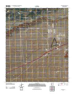 Dateland Arizona Historical topographic map, 1:24000 scale, 7.5 X 7.5 Minute, Year 2011