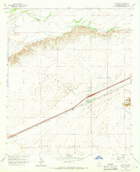 Dateland Arizona Historical topographic map, 1:24000 scale, 7.5 X 7.5 Minute, Year 1965