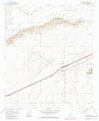 Dateland Arizona Historical topographic map, 1:24000 scale, 7.5 X 7.5 Minute, Year 1965