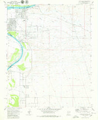 Davis Dam SE Arizona Historical topographic map, 1:24000 scale, 7.5 X 7.5 Minute, Year 1970