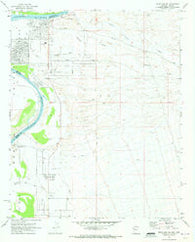 Davis Dam SE Arizona Historical topographic map, 1:24000 scale, 7.5 X 7.5 Minute, Year 1970