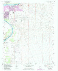 Davis Dam SE Arizona Historical topographic map, 1:24000 scale, 7.5 X 7.5 Minute, Year 1970