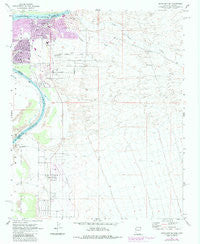 Davis Dam SE Arizona Historical topographic map, 1:24000 scale, 7.5 X 7.5 Minute, Year 1970