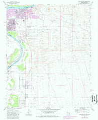Davis Dam SE Arizona Historical topographic map, 1:24000 scale, 7.5 X 7.5 Minute, Year 1970