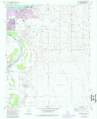 Davis Dam SE Arizona Historical topographic map, 1:24000 scale, 7.5 X 7.5 Minute, Year 1970