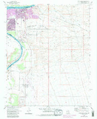 Davis Dam SE Arizona Historical topographic map, 1:24000 scale, 7.5 X 7.5 Minute, Year 1970